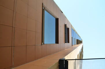 modern building with sky