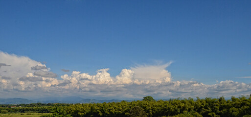 landscape with clouds