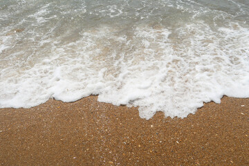 Fototapeta na wymiar sea salt on the beach