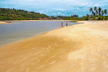Dunas de Marape. It is considered one of the ten most beautiful beaches in Brazil, surrounded by...