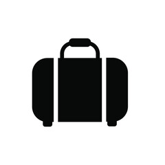 suitcase, briefcase, travel bag icon vector. simple icon