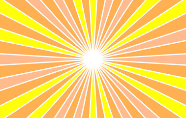 太陽光 抽象 オレンジ ベクター 背景