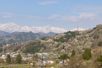 Fototapeta na wymiar landscape with mountains