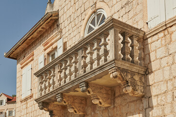 residential buildings made of stone in montenegro beautiful