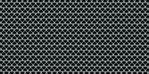 Dark black geometric grid background. Modern dark abstract vector texture