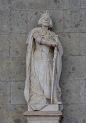 Obraz premium Architectural details at the Cathedral of the Assumption of the Blessed Virgin Mary and St. Adalbert in Esztergom city - Hungary