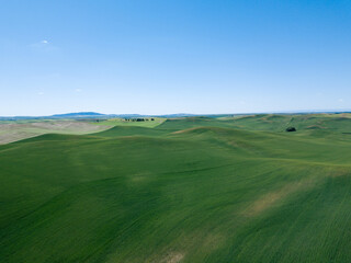 Street and countryside in Washington