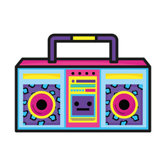boombox nineties nostalgia style