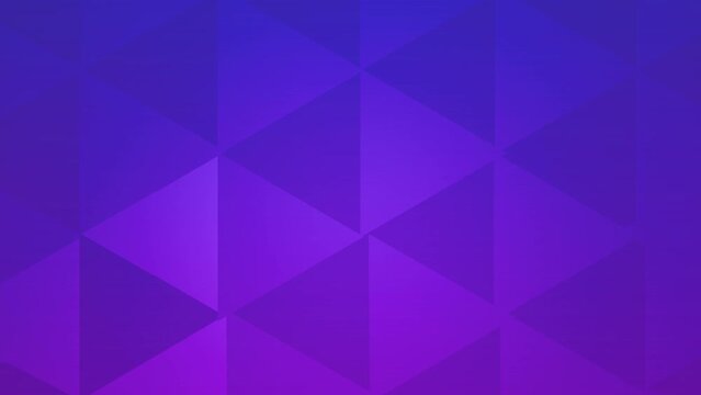 Violet colored Monochromatic creative minimalistic low-poly transition in 4K UHD.