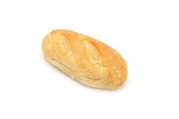Mini Baguette on white background. 