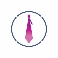 Necktie vector icon