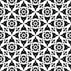 Vector monochrome pattern, Abstract texture for fabric print, card, table cloth, furniture, banner, cover, invitation, decoration, wrapping.seamless repeating pattern.Black and 
white color.