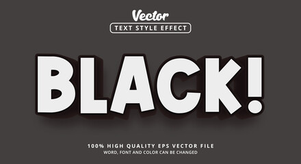 Editable text effect, Gray text on gray color style