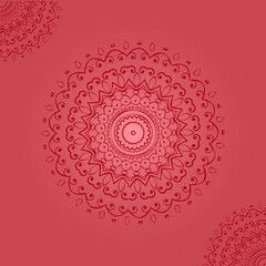 Floral Mandala Background Design
