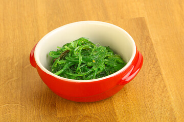 Japanese traditional seaweed salad Chukka