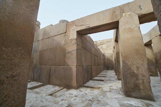 The Valley Temple of Khafre at Giza, Egypt