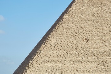 Fototapeta na wymiar The Great Pyramid of Khufu at Giza, Egypt
