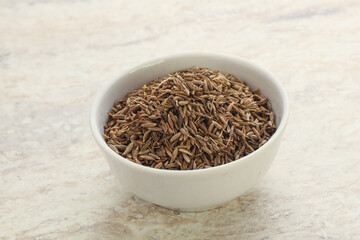 Zira seeds in the bowl