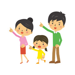 人物　イラスト　二頭身