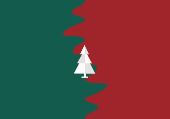Red-Green Tone Background For Christmas