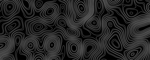 Abstract background with Topographic line map pattern. Contour elevation topographic and textured Background of geographic grid . Topographical style lines pattern. Abstract Light contours on black .