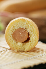 Korean street food Corn Dog Hotdog.