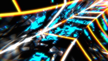 VJ 星 トンネル ディスコ 青 発光 BPM120 [別Verあり]