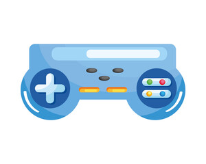 video game control blue