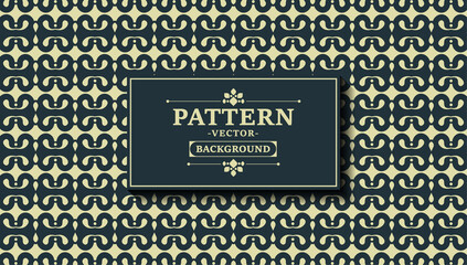 flat ornament line pattern design