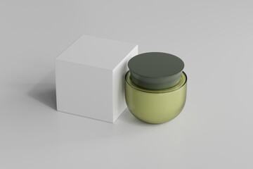 Glass Cosmetic Jar