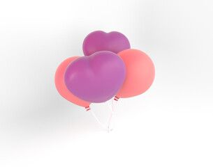 Fototapeta na wymiar Cartoon Balloons