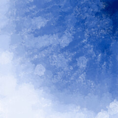 blue abstract watercolor background. Sea, sky