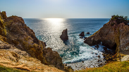 馬ロックから駿河湾を眺める