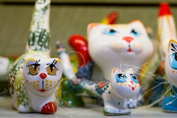 cute porcelain cat