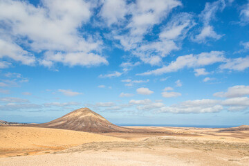 Landscape from Fuerteventura, Canarias, Spain.