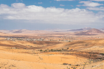 Fototapeta na wymiar Landscape from Fuerteventura, Canarias, Spain.