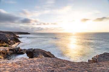 Sunset at La Pared, Fuerteventura, Spain