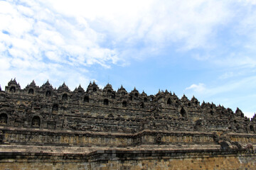 Borobudur the largest Buddhist Temple in the world during pandemic.