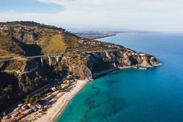 Pietragrande Cliff near Montauro city, Calabria South Italy