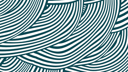 wavy doodle vector illustration background