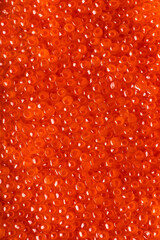 Texture photo of red caviar