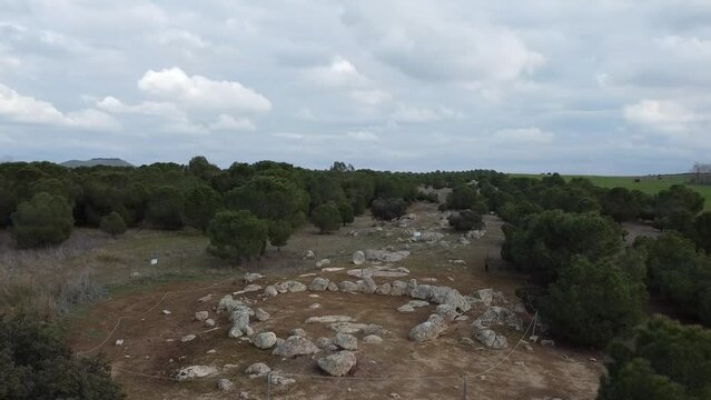 cromlech de totanes desde dron