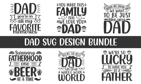 Father's Day SVG Design Bundle