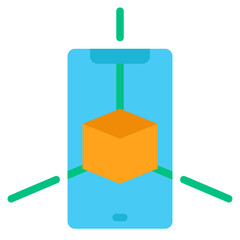 ar flat icon