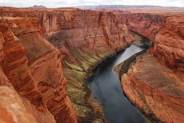 Horseshoe Bend in Colorado River near Glen Canyon United States