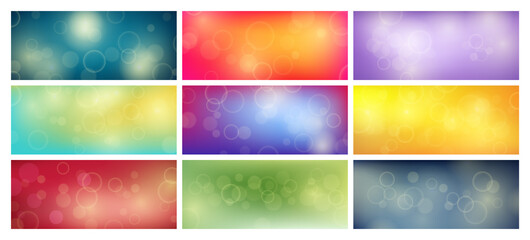 Abstract background with blur bokeh light effect