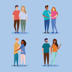 lovers couples characters