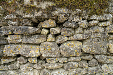 stone wall texture, background, moss
