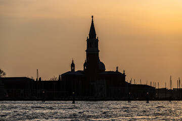 Venice at sunset, Italy