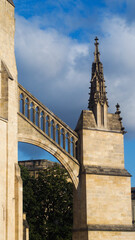 Structure en pierre de la Cathédrale Saint-André, dans le centre-ville de Bordeaux